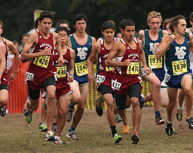 2010CIF XC BD1-1751.JPG - 2010 California CIF Cross Country Championships, Woodward Park, Fresno, California